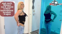 Deutsche MILF mit Piercing-Titten XXL-Pimmel gefickt